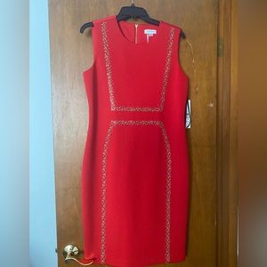 ❣️Red❣️ Calvin Klein sz 12 dress with tags